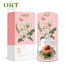 Oolong tea base blooming tea